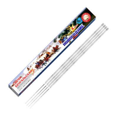 Новогодние 300-4 мм. Бенгальские огни купить в Октябрьске | oktyabrsk.salutsklad.ru