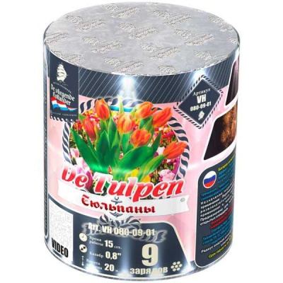 Тюльпаны Батарея салютов купить в Октябрьске | oktyabrsk.salutsklad.ru