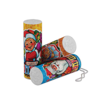 Супер с серпантином Хлопушки купить в Октябрьске | oktyabrsk.salutsklad.ru