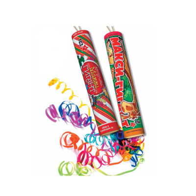 Макси-Гигант с серпантином Хлопушки купить в Октябрьске | oktyabrsk.salutsklad.ru