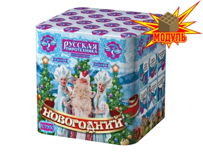 Новогодний 25 Батарея салютов купить в Октябрьске | oktyabrsk.salutsklad.ru