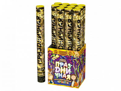 Праздничная 50 Пневматическая хлопушка купить в Октябрьске | oktyabrsk.salutsklad.ru