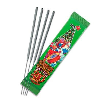 210 мм. Экстра Бенгальские огни купить в Октябрьске | oktyabrsk.salutsklad.ru