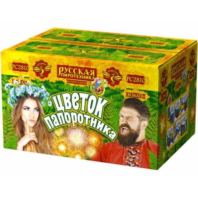 Цветок папоротника Фонтан фейерверк купить в Октябрьске | oktyabrsk.salutsklad.ru
